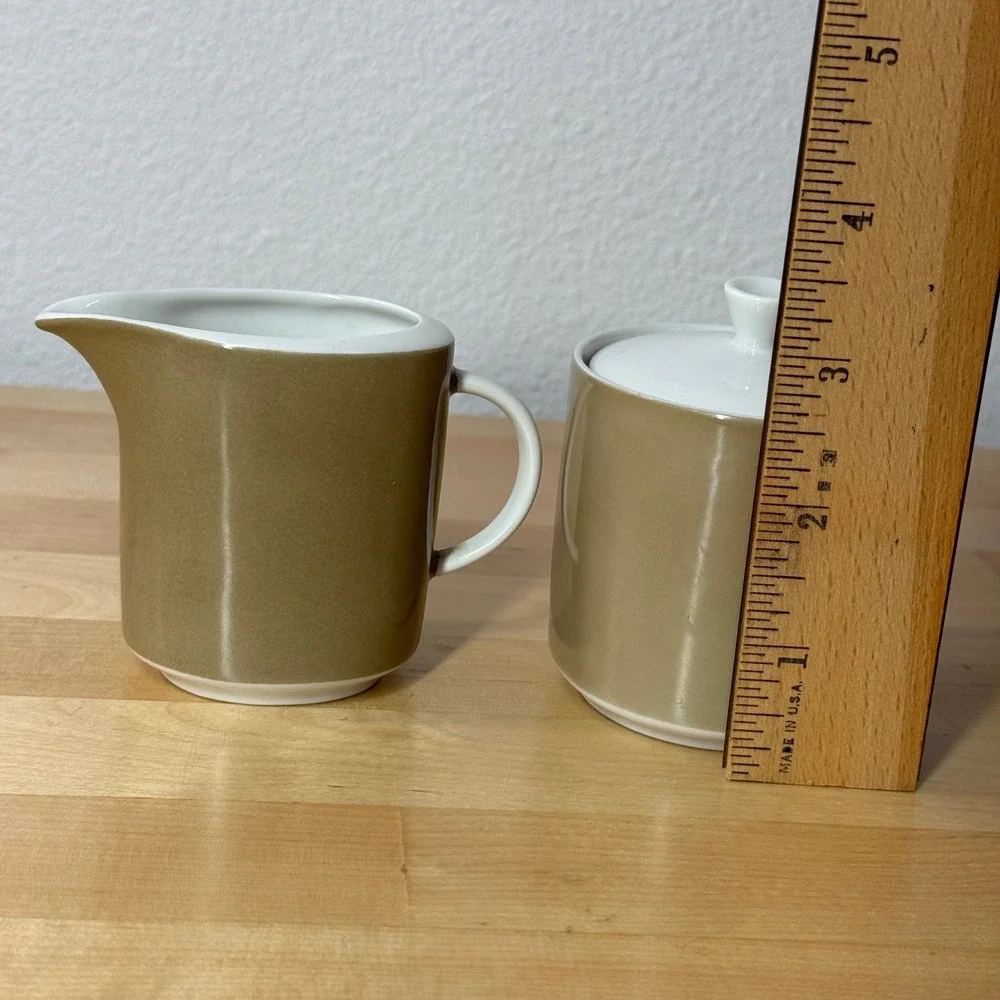 Seltmann Weiden Bavaria Christian Creamer and Sugar Bowl Set Western Germany MCM